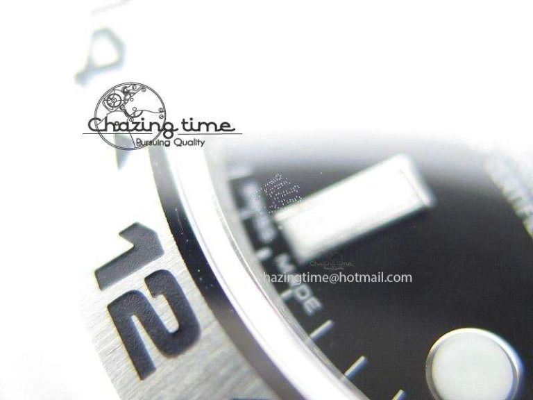 DailyWear Explorer II 42mm 216570 Noob Best Edition Black Dial on SS Bracelet A23J 4039
