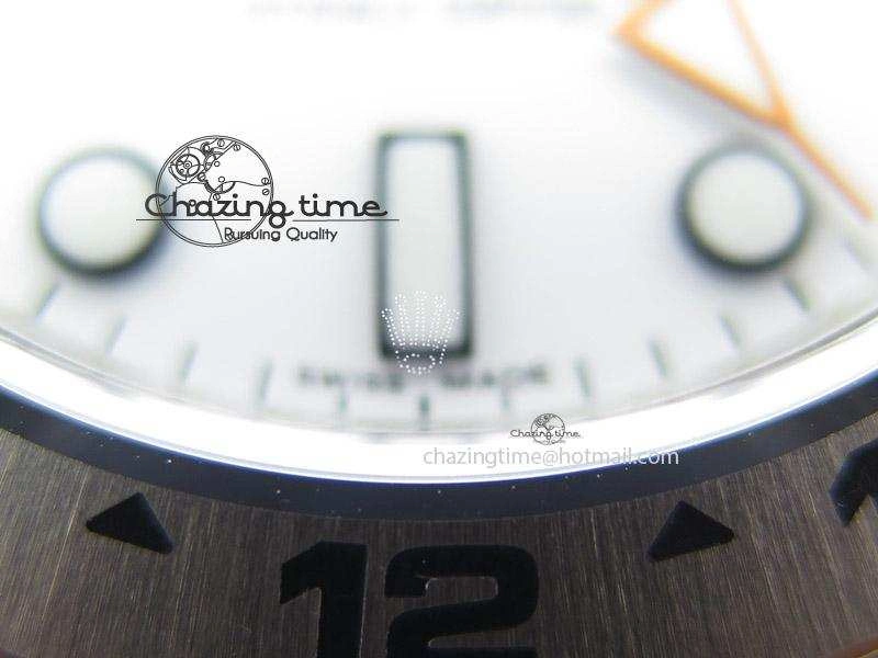 Explorer II 42mm 216570 Noob Best Edition White Dial on SS Bracelet A23J Minimalist 4041