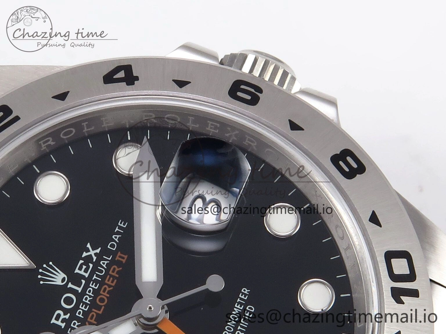 Efficient Explorer II 42mm 226570 904L SS Clean 1:1 Best Edition Black Dial on Bracelet DD3285 CHS 1091