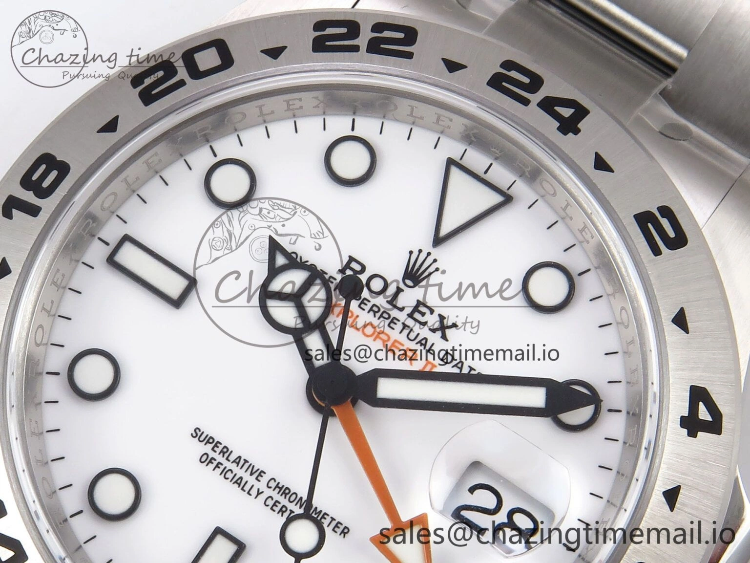 Explorer II 42mm 226570 904L SS Clean 1:1 Best Edition White Dial on Bracelet DD3285 CHS UrbanStyle 1092