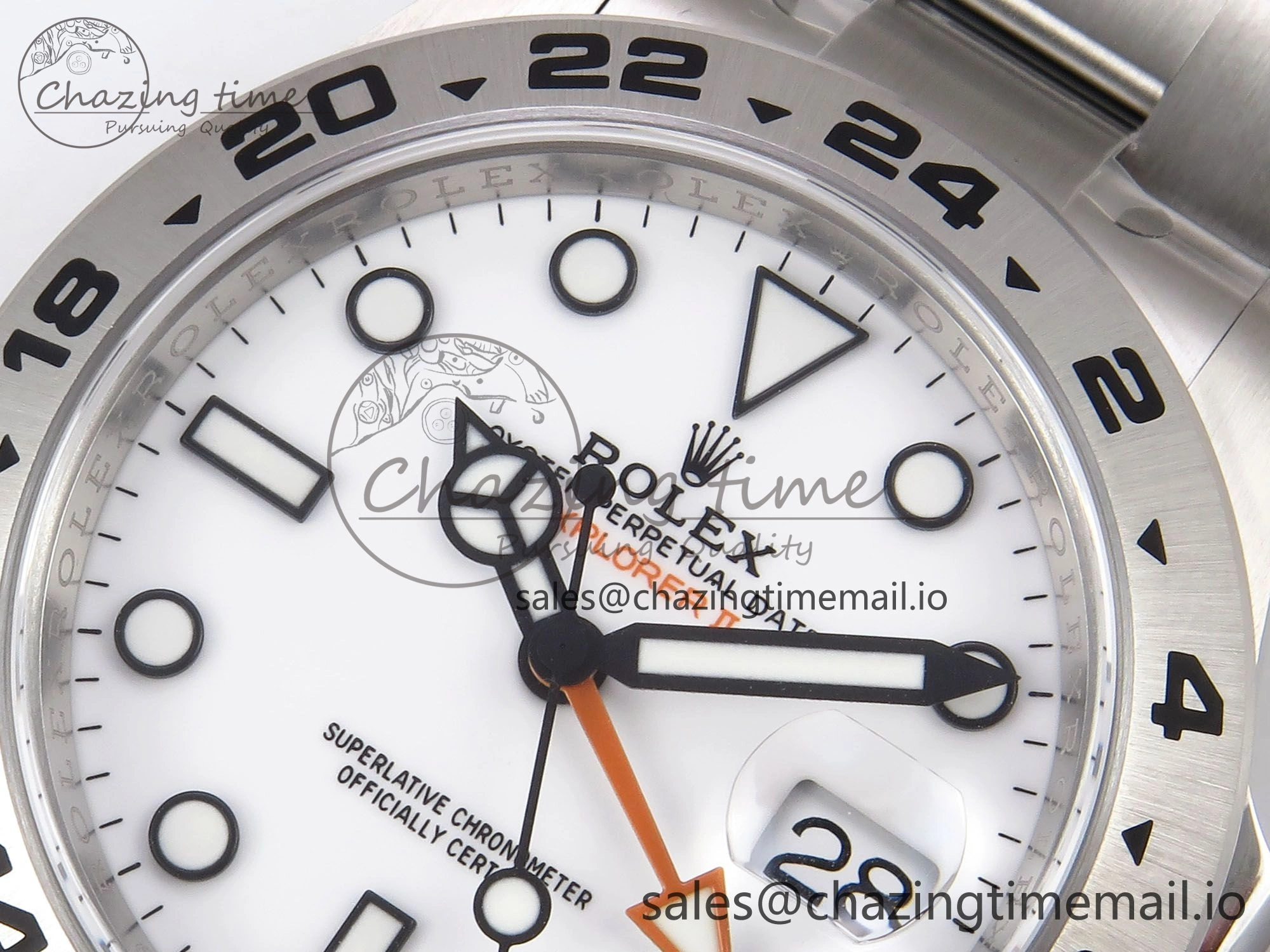 Explorer II 42mm 226570 904L SS Clean 1:1 Best Edition White Dial on Bracelet DD3285 CHS UrbanStyle 1092