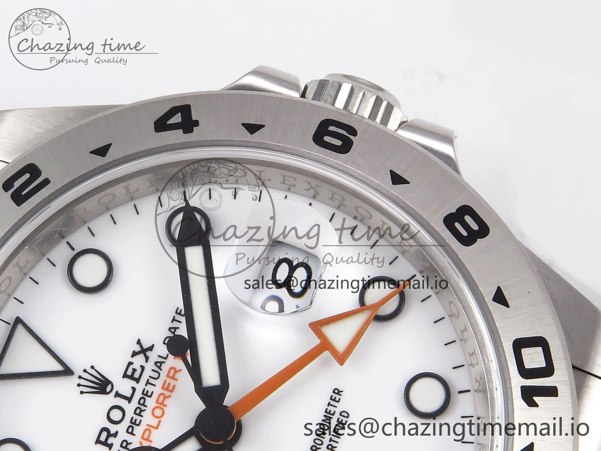 Explorer II 42mm 226570 904L SS Clean 1:1 Best Edition White Dial on Bracelet DD3285 CHS UrbanStyle 1092