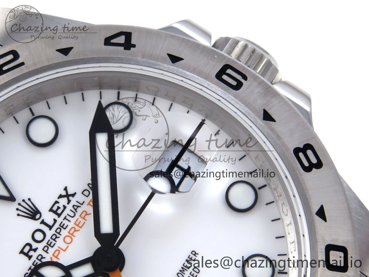 Explorer II 42mm 226570 904L SS QF 1:1 Best Edition White Dial on Bracelet SH3285-2 CHS ZipUp 902
