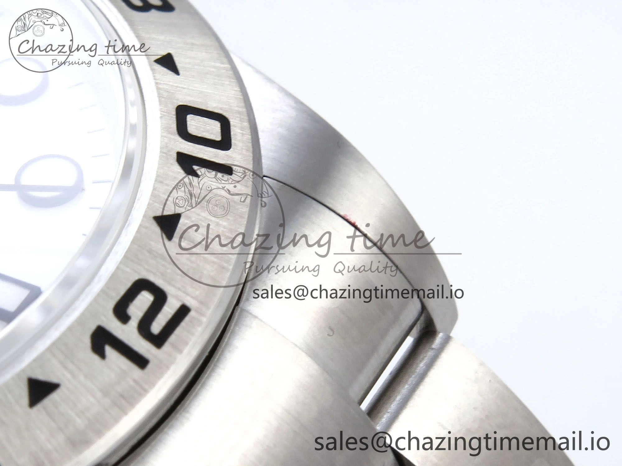 Explorer II 42mm 226570 904L SS QF 1:1 Best Edition White Dial on Bracelet SH3285-2 CHS ZipUp 902