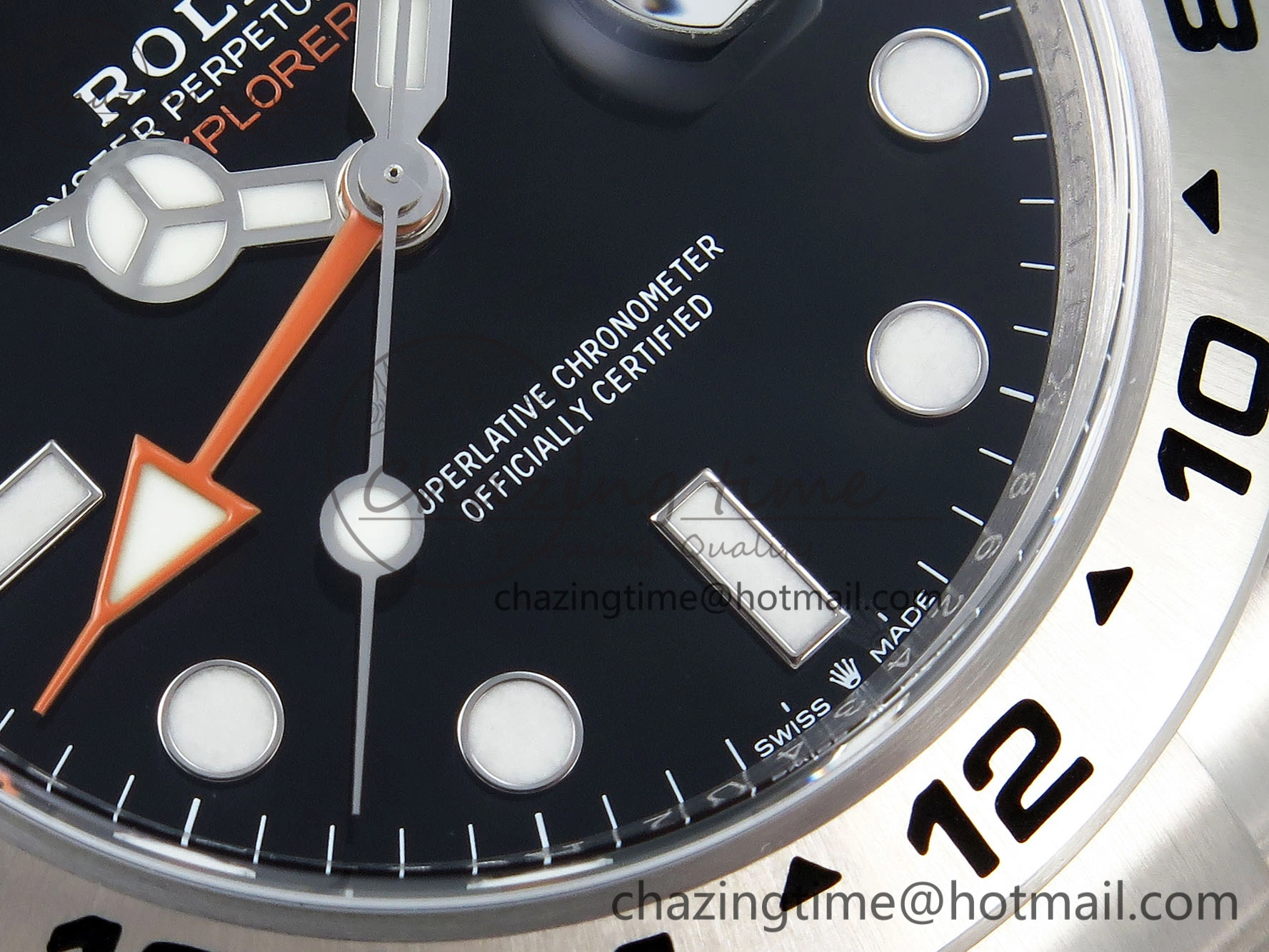 Explorer II 42mm 226570 Black 904L SS C+F 1:1 Best Edition Black Dial on Bracelet VR3285 CHS WrinkleFree 1704