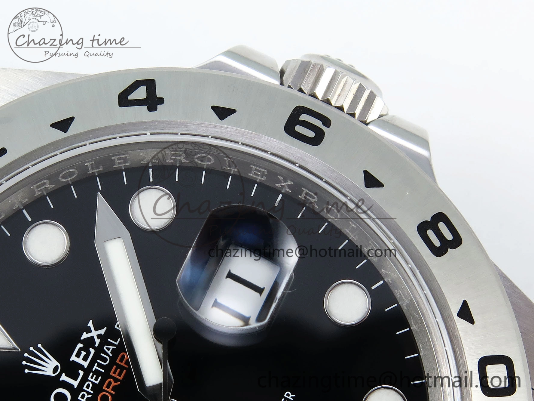 Explorer II 42mm 226570 Black 904L SS C+F 1:1 Best Edition Black Dial on Bracelet VR3285 CHS WrinkleFree 1704