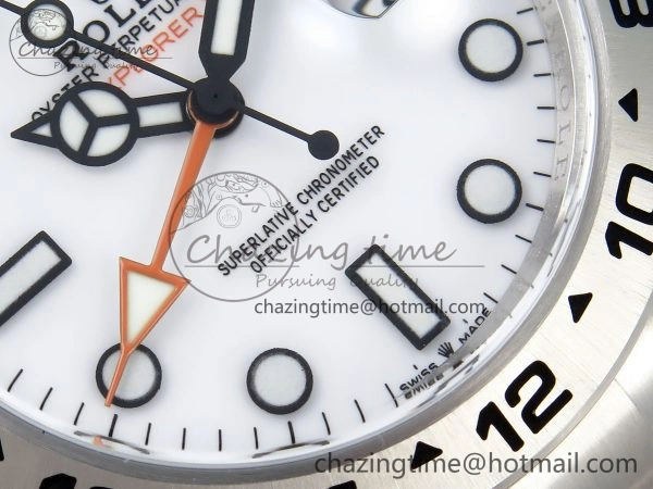 Explorer II 42mm 226570 Black 904L SS C+F 1:1 Best Edition White Dial on Bracelet VR3285 CHS SunProtective 1712
