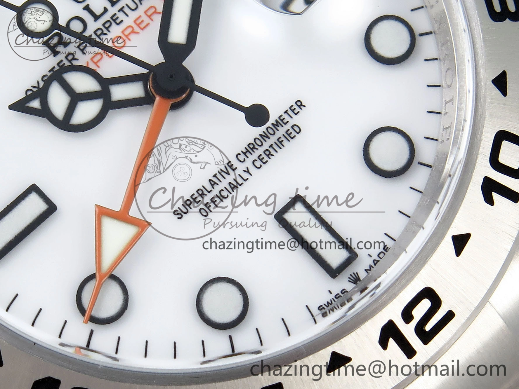 Explorer II 42mm 226570 Black 904L SS C+F 1:1 Best Edition White Dial on Bracelet VR3285 CHS SunProtective 1712
