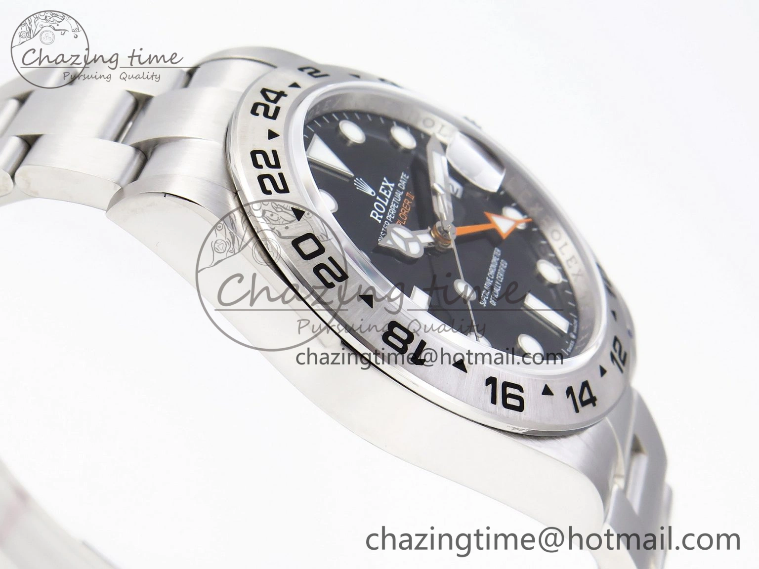 SportInspired Explorer II 42mm 226570 Black 904L SS GMF 1:1 Best Edition Black Dial on Bracelet VR3285 CHS 1903