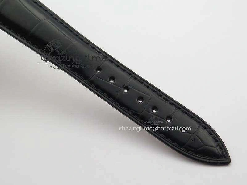 Functional FM SS Diamond Case Best Edition Diamond Dial On Black Leather Strap SEIKO NH05A 5037