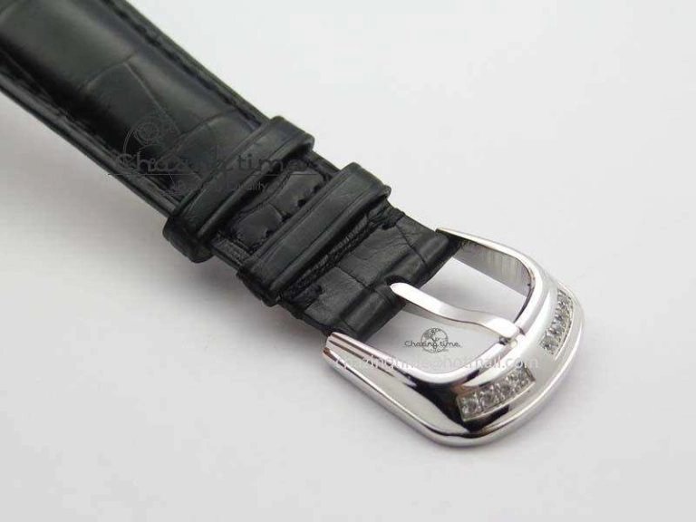 Functional FM SS Diamond Case Best Edition Diamond Dial On Black Leather Strap SEIKO NH05A 5037
