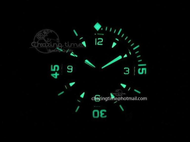 FlexibleFit Fifty Fathoms 1:1 Noob Best Edition RG Black Dial on Sail-canvas Strap A 5321