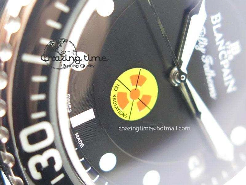 Fifty Fathoms 1:1 Noob Best Edition SS “No Radiation” Dial on Canvas Strap A Stylish 5322