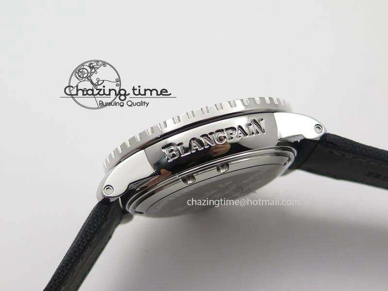Fifty Fathoms 1:1 Noob Best Edition SS “No Radiation” Dial on Canvas Strap A Stylish 5322