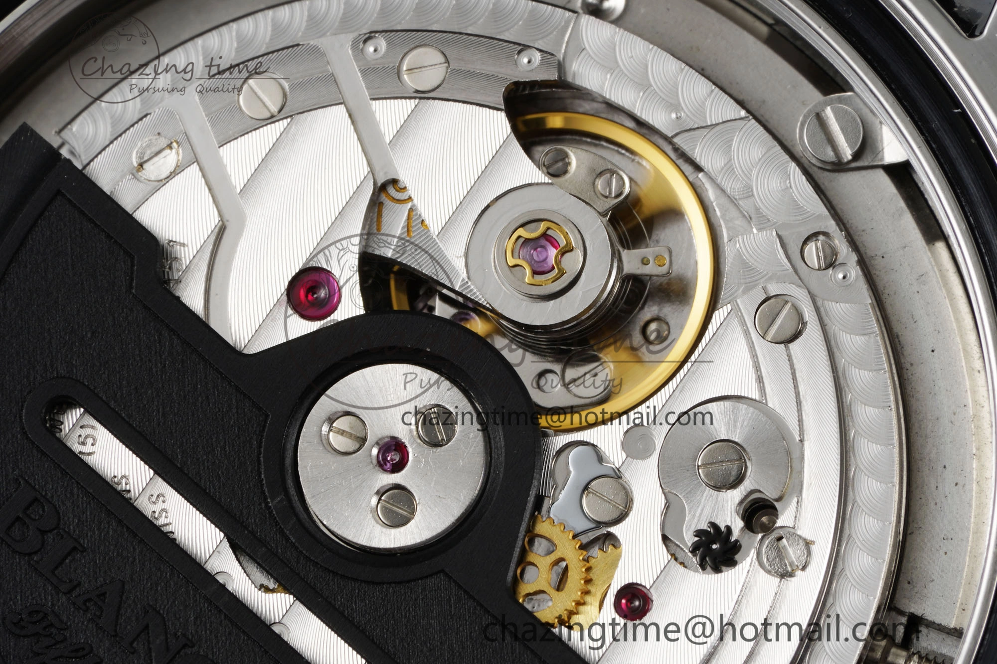 Fifty Fathoms 5008D No Rad SS 1:1 GSF Best Edition Black Dial on Black Rubber Strap A SportInspired 5265