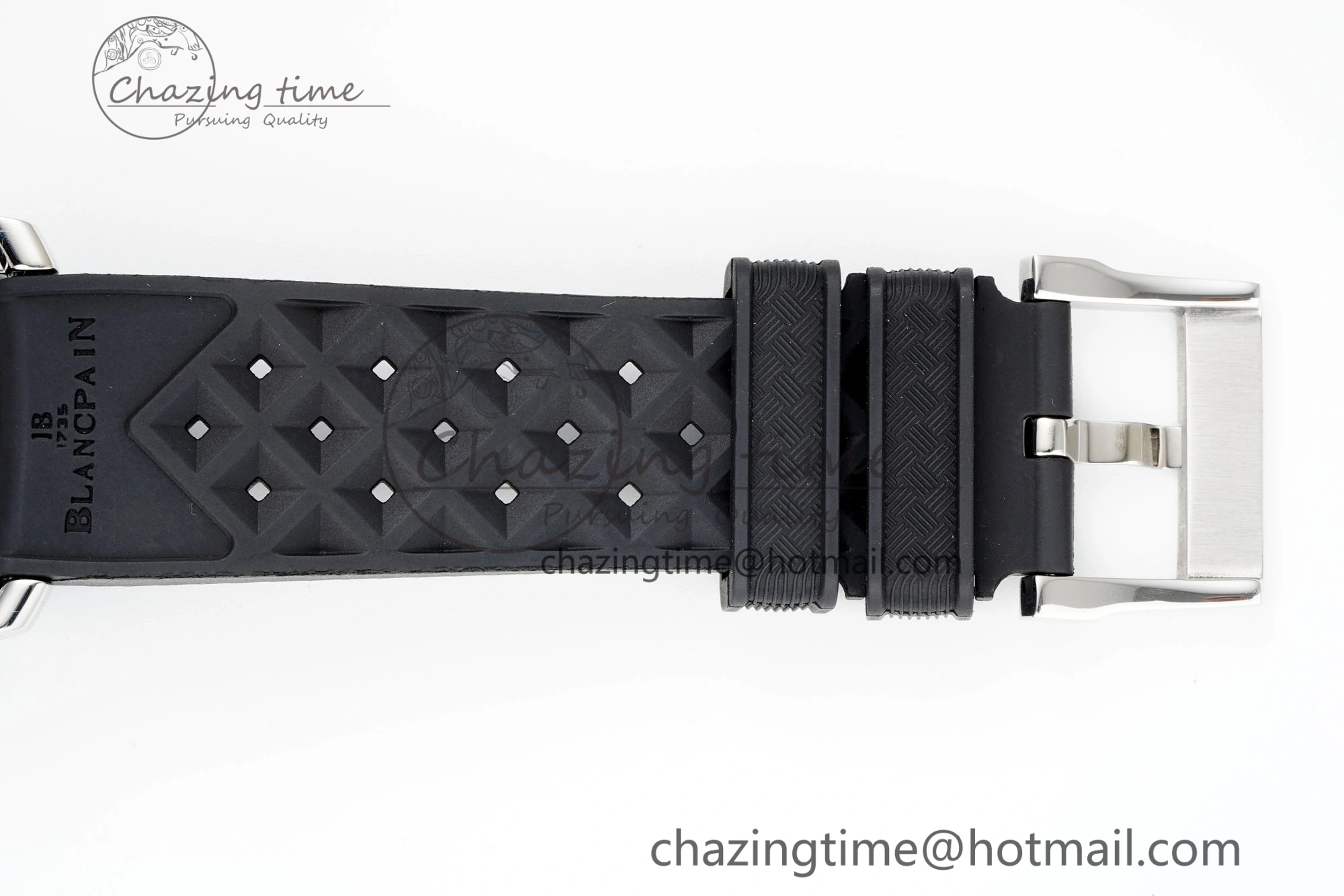 Fifty Fathoms 5008E No Rad Only Watch SS 1:1 GSF Best Edition Black Dial on Black Rubber Strap A Fashionable 5264