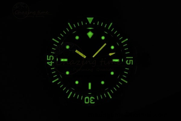 Fifty Fathoms 5008E No Rad Only Watch SS 1:1 GSF Best Edition Black Dial on Black Rubber Strap A Fashionable 5264