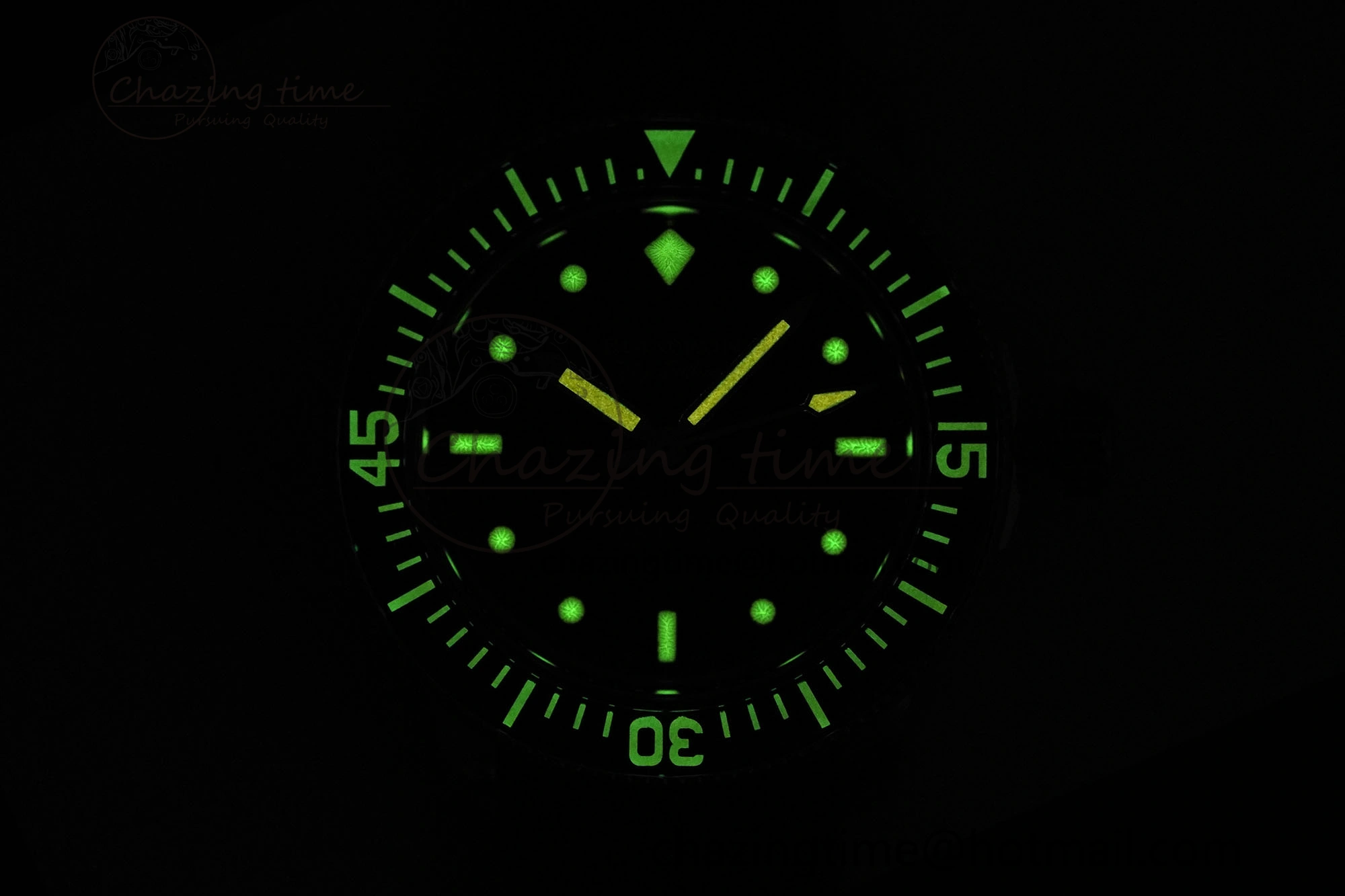 Fifty Fathoms 5008E No Rad Only Watch SS 1:1 GSF Best Edition Black Dial on Black Rubber Strap A Fashionable 5264