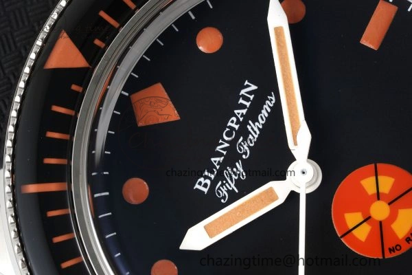 Fifty Fathoms 5008E No Rad Only Watch SS 1:1 GSF Best Edition Black Dial on Black Rubber Strap A Fashionable 5264