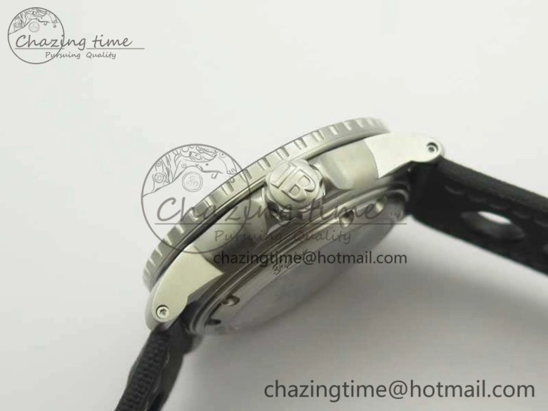 Fifty Fathoms 5015C SS Black ZF 1:1 Best Edition Black Dial On Nylon Strap A Popular 5292