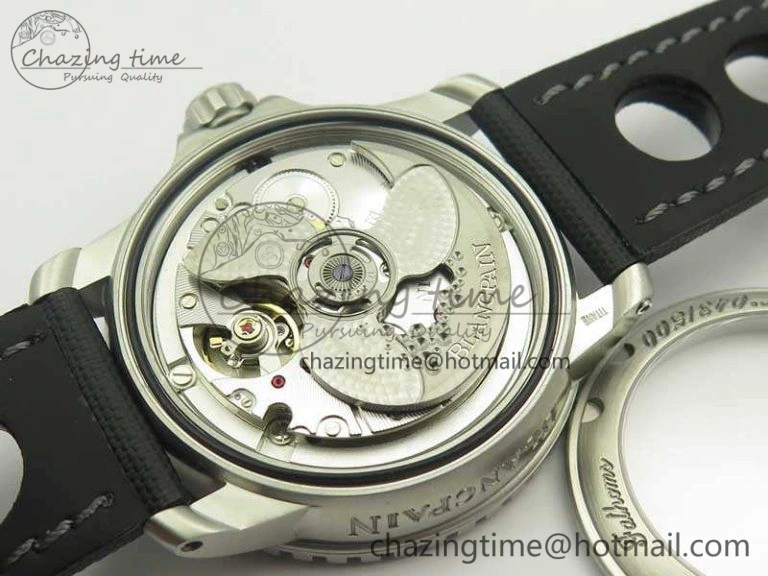 Fifty Fathoms 5015C SS Black ZF 1:1 Best Edition Black Dial On Nylon Strap A Popular 5292