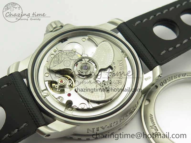 Fifty Fathoms 5015C SS Black ZF 1:1 Best Edition Black Dial On Nylon Strap A Popular 5292