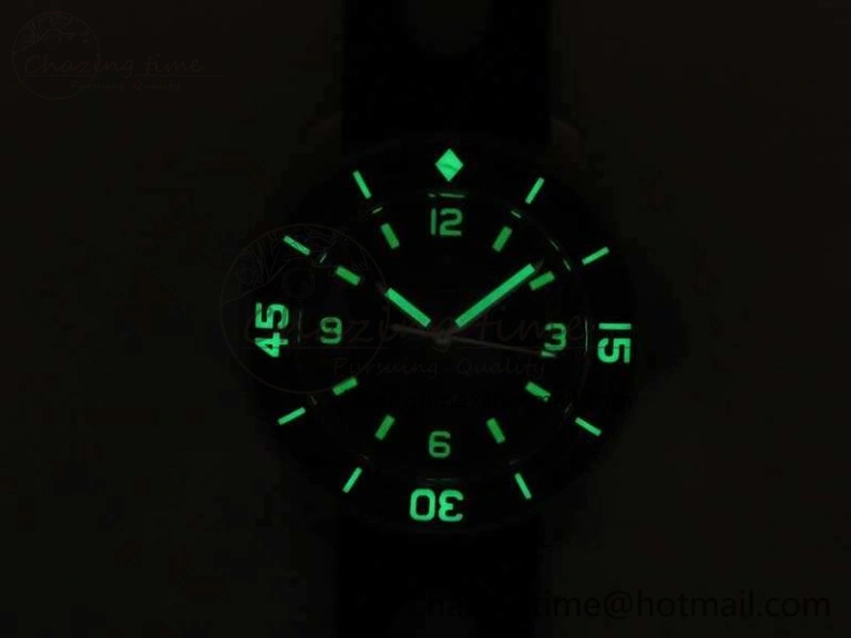Fifty Fathoms 5015C SS Black ZF 1:1 Best Edition Black Dial On Nylon Strap A Popular 5292