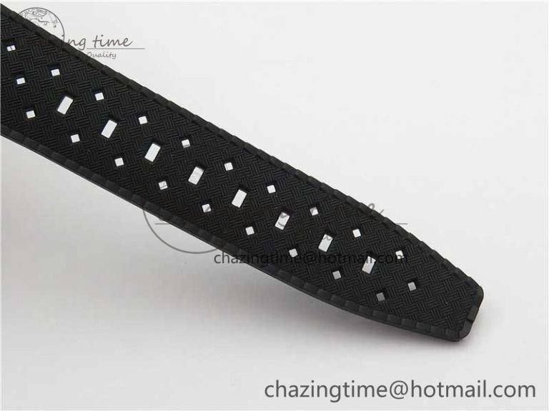 Sophisticated Fifty Fathoms Barakuda 5008B 40mm SS 1:1 ZF Best Edition Black Dial on Black Rubber Strap A 5267