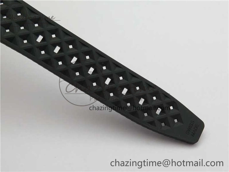 Sophisticated Fifty Fathoms Barakuda 5008B 40mm SS 1:1 ZF Best Edition Black Dial on Black Rubber Strap A 5267