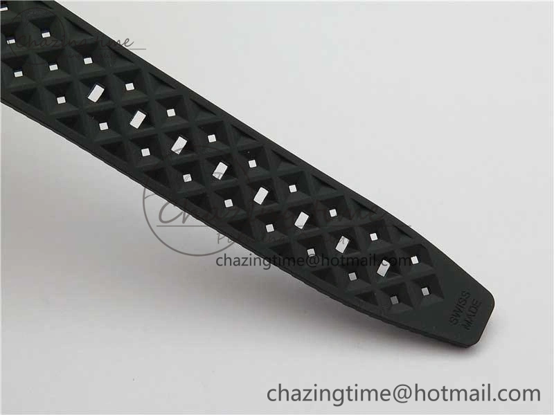 Sophisticated Fifty Fathoms Barakuda 5008B 40mm SS 1:1 ZF Best Edition Black Dial on Black Rubber Strap A 5267