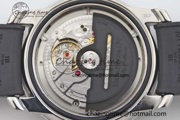 Fifty Fathoms Barakuda 5008B 40mm SS GSF 1:1 Best Edition Black Dial on Black Rubber Strap A Upgraded 5266