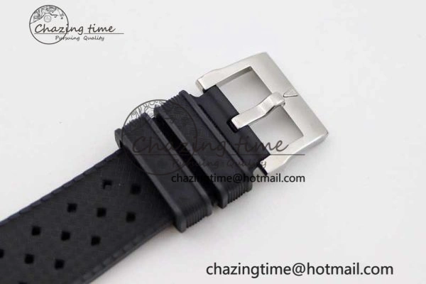 Fifty Fathoms Barakuda 5008B 40mm SS GSF 1:1 Best Edition Black Dial on Black Rubber Strap A Upgraded 5266