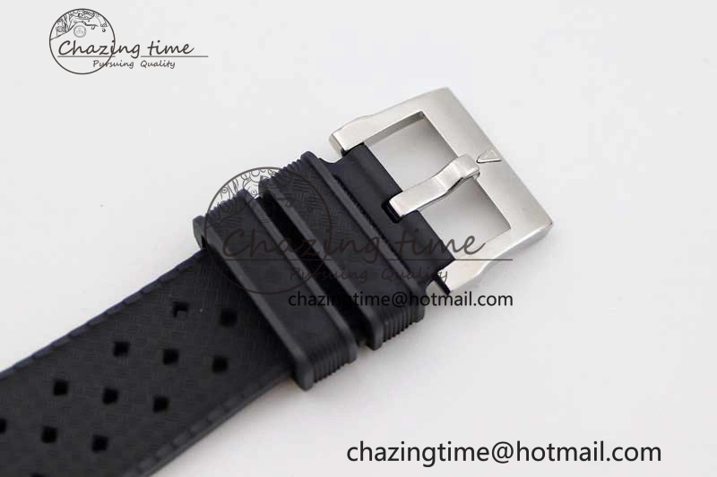 Fifty Fathoms Barakuda 5008B 40mm SS GSF 1:1 Best Edition Black Dial on Black Rubber Strap A Upgraded 5266
