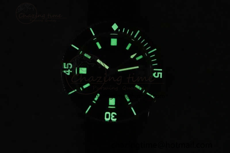 Fifty Fathoms Barakuda 5008B 40mm SS GSF 1:1 Best Edition Black Dial on Black Rubber Strap A Upgraded 5266
