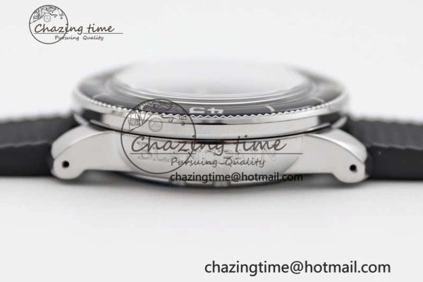 Fifty Fathoms Barakuda 5008B 40mm SS GSF 1:1 Best Edition Black Dial on Black Rubber Strap A Upgraded 5266