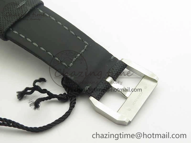 Breathable Fifty Fathoms Bathyscaphe 43mm SS ZF 1:1 Best Edition Gray Dial On Sail-Canvas Strap A 5291
