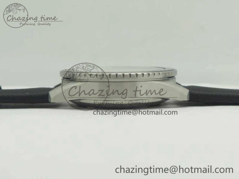 Breathable Fifty Fathoms Bathyscaphe 43mm SS ZF 1:1 Best Edition Gray Dial On Sail-Canvas Strap A 5291