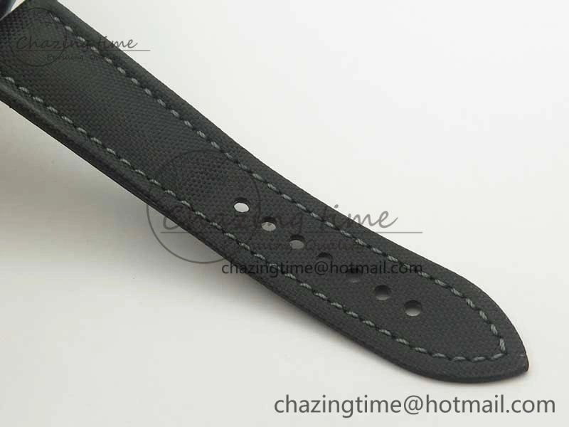 HighQuality Fifty Fathoms Bathyscaphe Black Ceramic GF 1:1 Best Edition Black Dial on Black Sail-Canvas Strap A1315 (Free Rubber Strap) 5287
