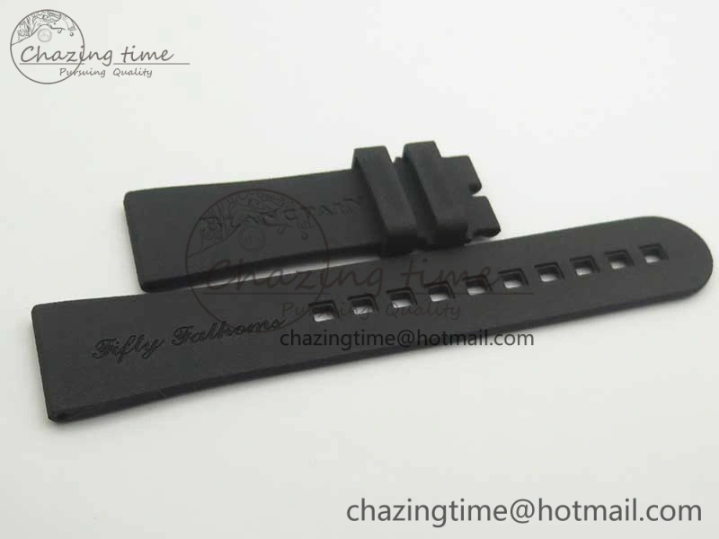 HighQuality Fifty Fathoms Bathyscaphe Black Ceramic GF 1:1 Best Edition Black Dial on Black Sail-Canvas Strap A1315 (Free Rubber Strap) 5287