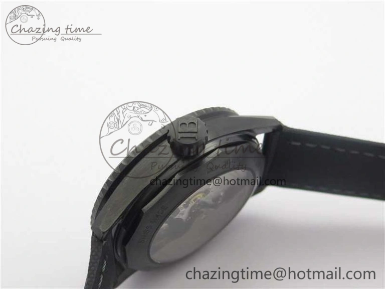 WellDesigned Fifty Fathoms Bathyscaphe Black Ceramic ZF 1:1 Best Edition Black Dial on Black Sail-Canvas Strap A 5274