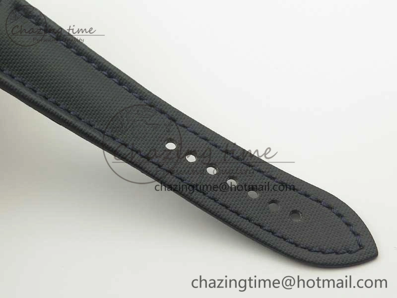 Breathable Fifty Fathoms Bathyscaphe Ceramic ZF 1:1 Best Edition Blue Dial on Blue Sail-Canvas Strap A 5290