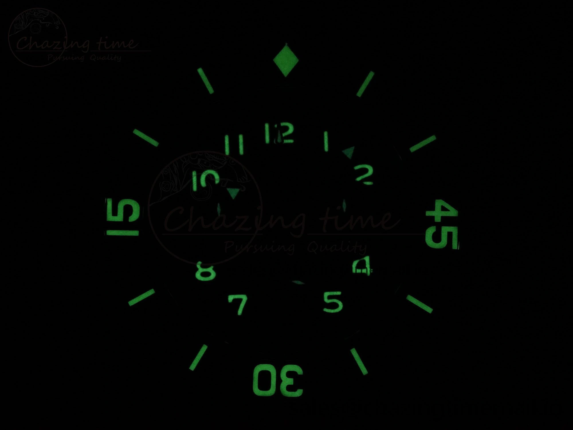 Fifty Fathoms Chrono SS OMF 1:1 Best Edition Black Numeral Dial on Black Sail-canvas Strap A Breathable 5260