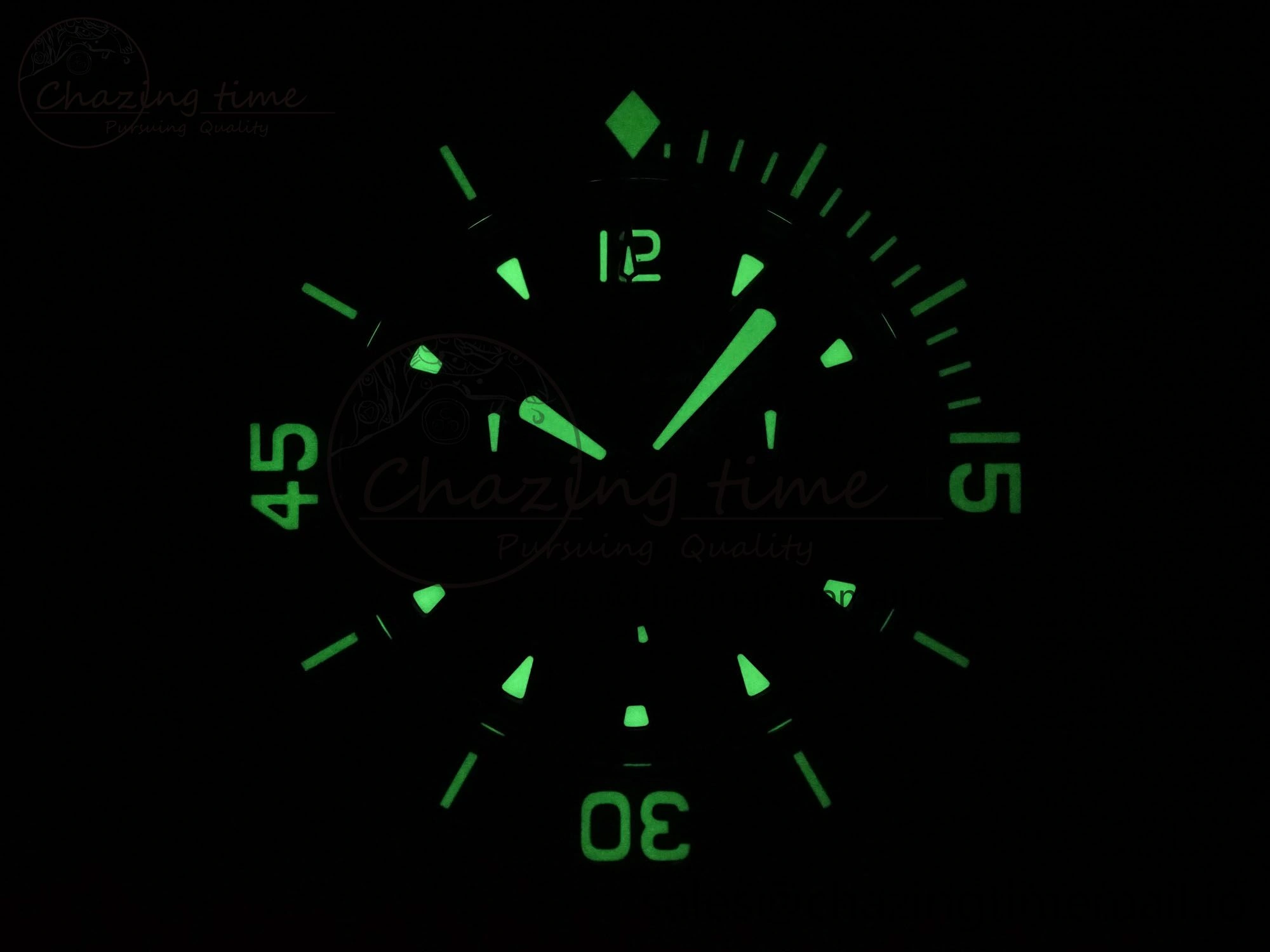 Fifty Fathoms Chrono SS OMF 1:1 Best Edition Blue Dial on Blue Sail-canvas Strap A Affordable 5261