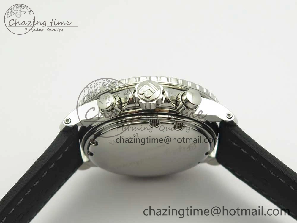 Fifty Fathoms Chronograph SS OMF 1:1 Best Edition Black Dial on Black Nylon Strap A EasyCare 5277