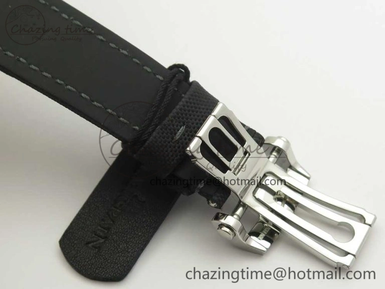 Fifty Fathoms Chronograph SS OMF 1:1 Best Edition Black Dial on Black Nylon Strap A EasyCare 5277
