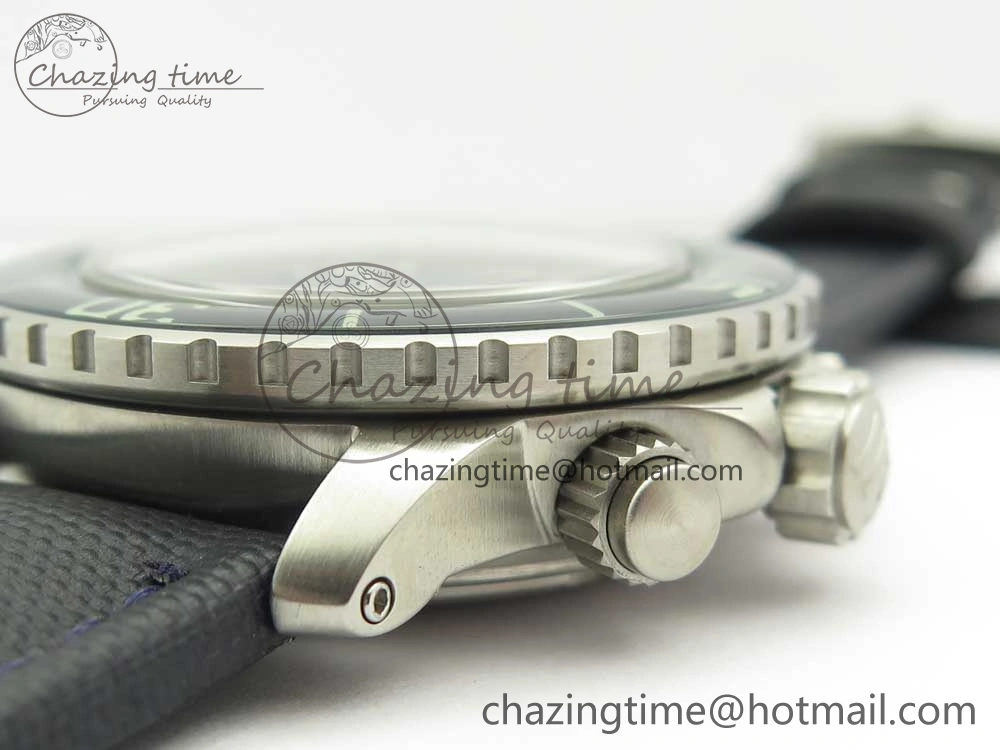 Fifty Fathoms Chronograph SS OMF 1:1 Best Edition Blue Dial on Blue Nylon Strap A Seasonal 5276