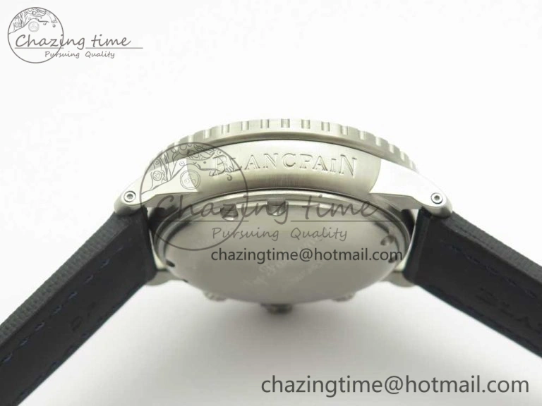 Fifty Fathoms Chronograph SS OMF 1:1 Best Edition Blue Dial on Blue Nylon Strap A Seasonal 5276