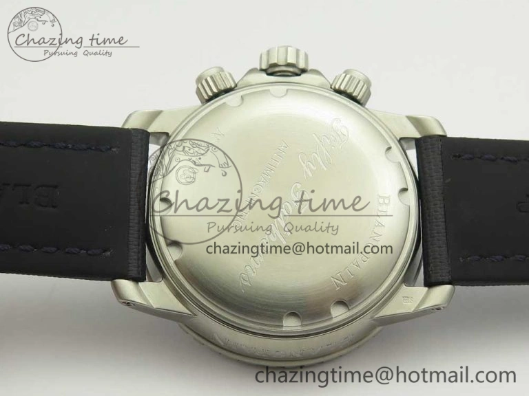 Fifty Fathoms Chronograph SS OMF 1:1 Best Edition Blue Dial on Blue Nylon Strap A Seasonal 5276