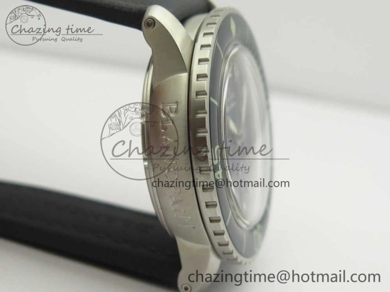 Fifty Fathoms Chronograph SS OMF 1:1 Best Edition Blue Dial on Blue Nylon Strap A Seasonal 5276