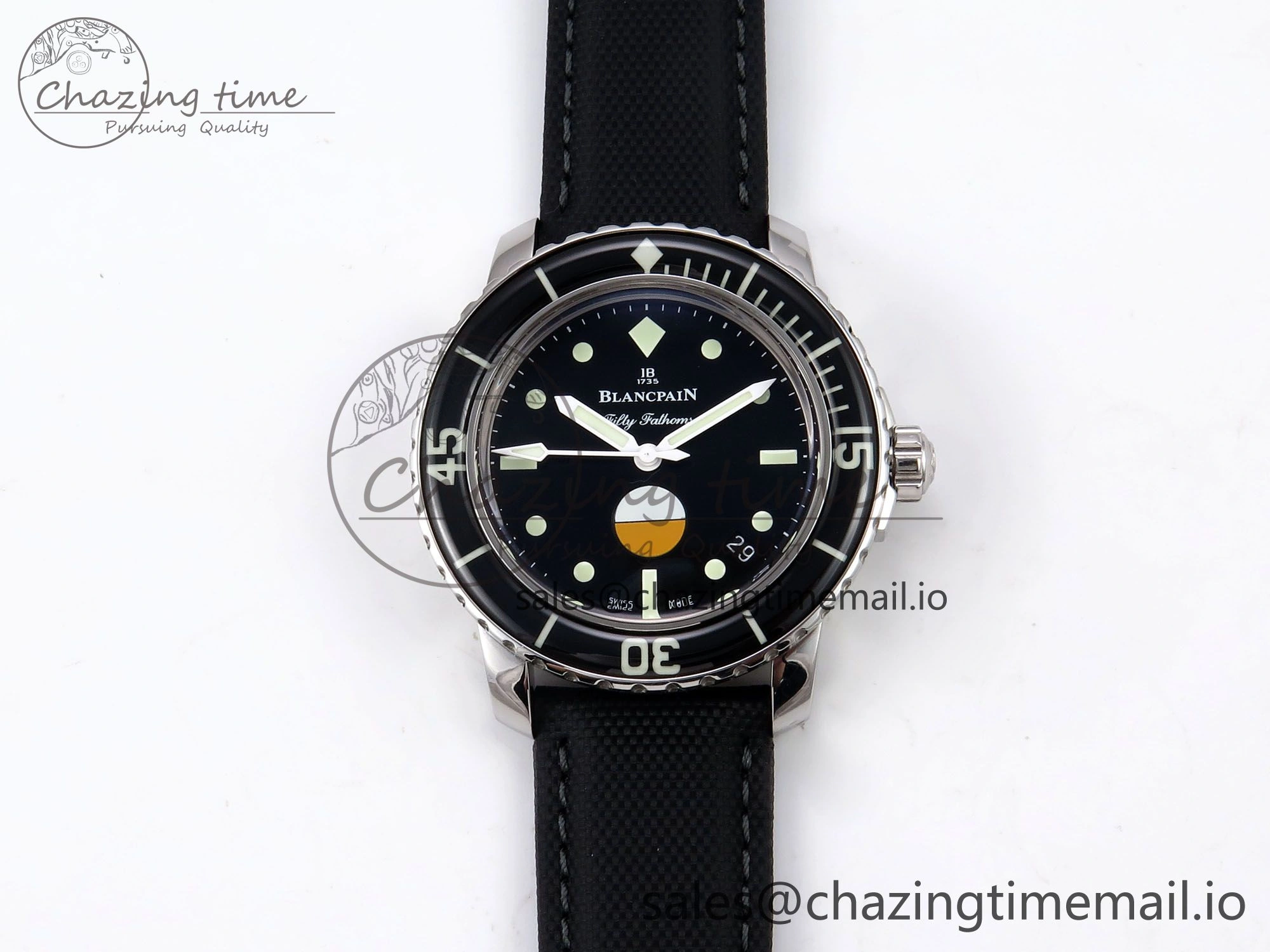 Fifty Fathoms MIL-SPEC ZF 1:1 Best Edition on Sail-canvas Strap A Popular 5262